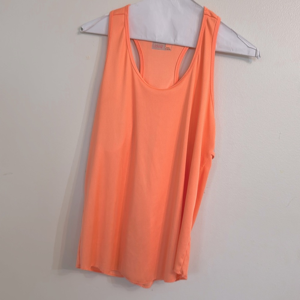 Lucky in Love neon coral tank size M